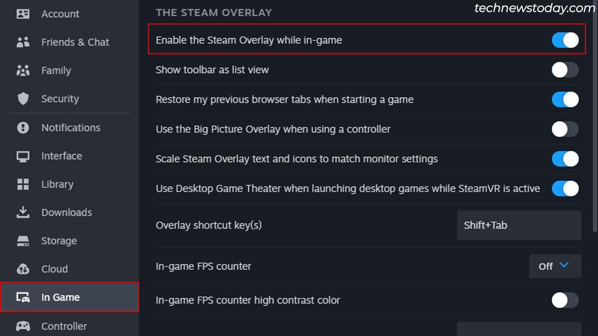 enabling-Steam-overlay