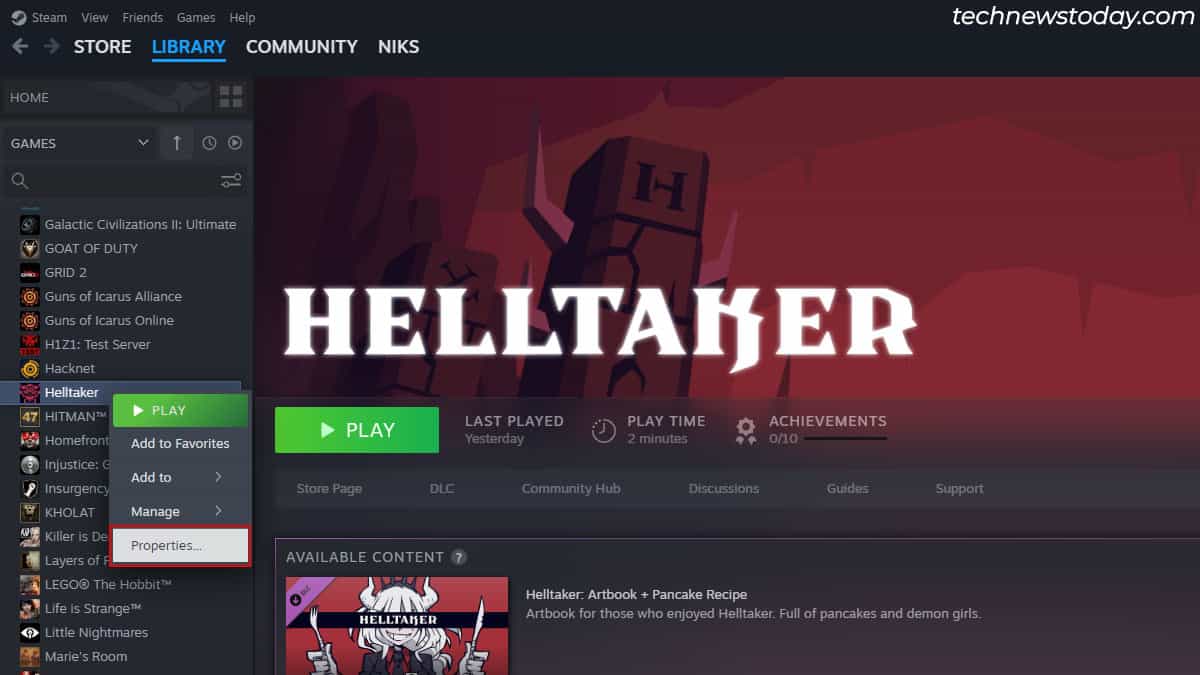 game-properties