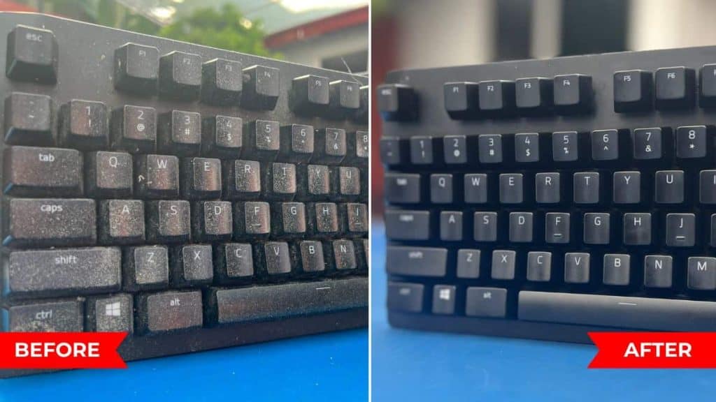 how to clean mechanical keyboard