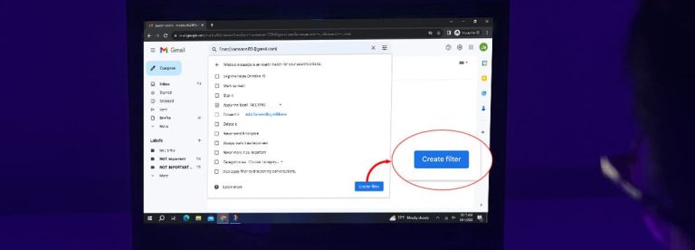 how to create rules in gmail