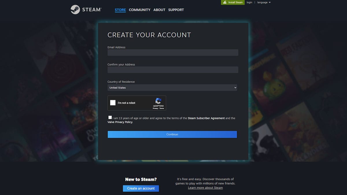 How to Create a STEAM Account (Easy and New Way) 