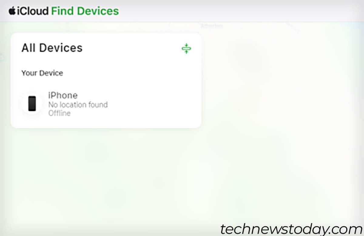 icloud find my all devices