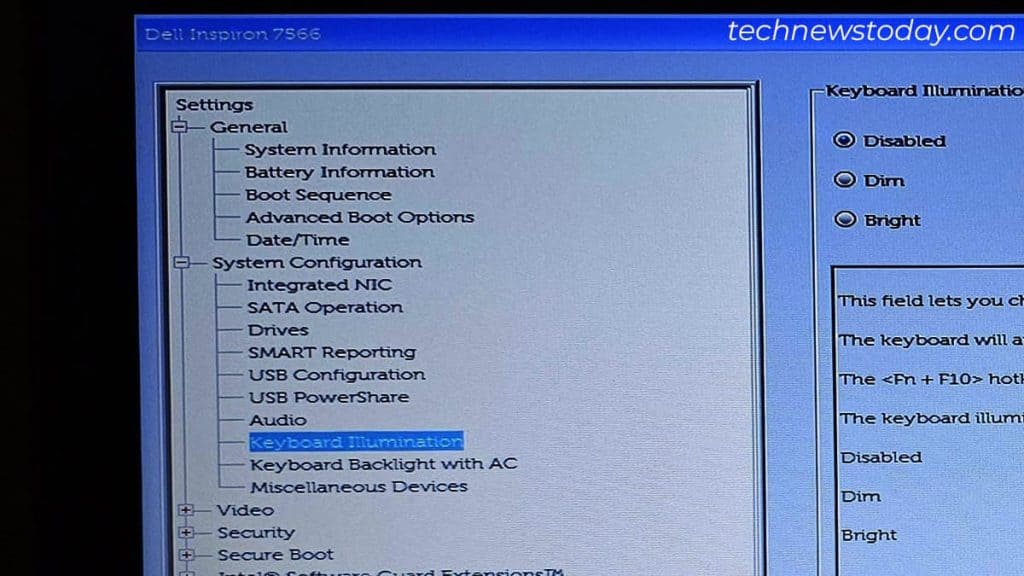 How to Turn on Keyboard Lights (Windows and Mac) 6 keyboard-illumination-function-in-bios