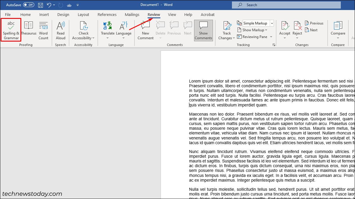 manually-check-to-fix-spell-check-not-working-in-Word