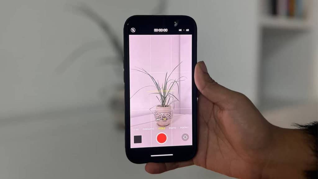no video option on iphone