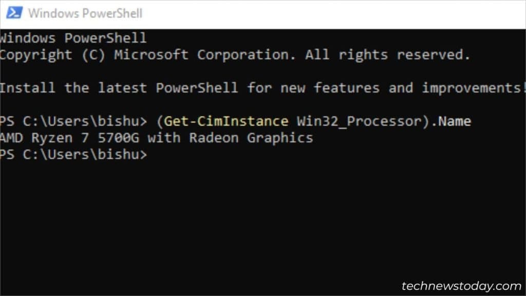 4 Ways to Check What CPU You Have 9 powershell command to check cpu information