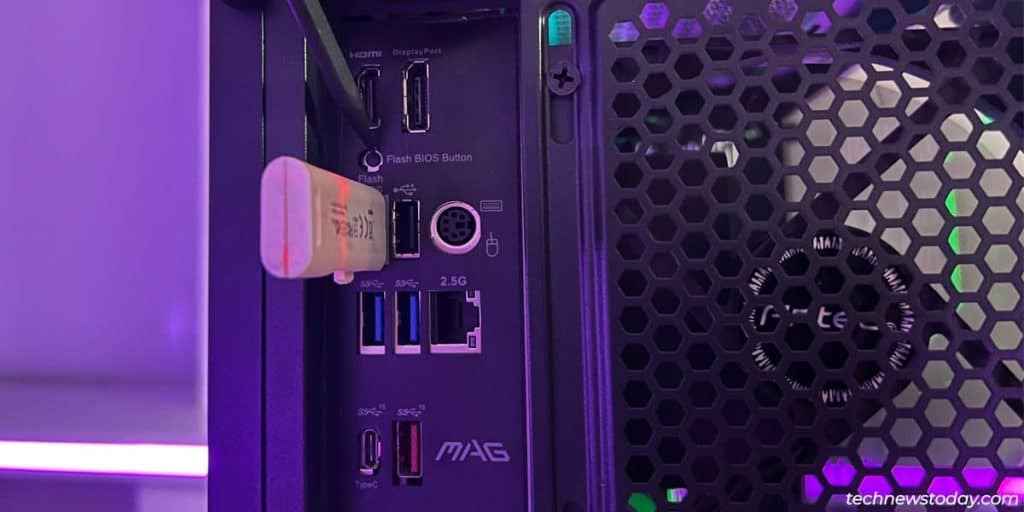 How To Update BIOS Without CPU 8 press flash bios button