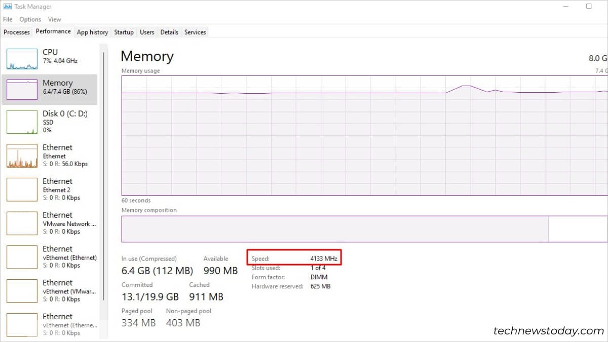 how to check your ram speed cmd