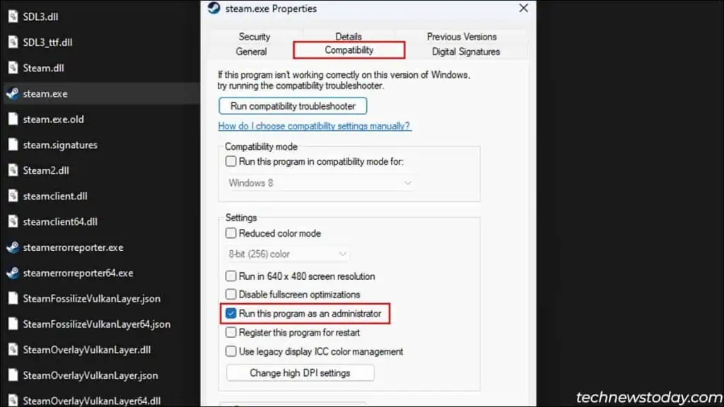 Steam Overlay Not Working? Here’s How to Fix It 11 running-steam-as-administrator-1-1024x576