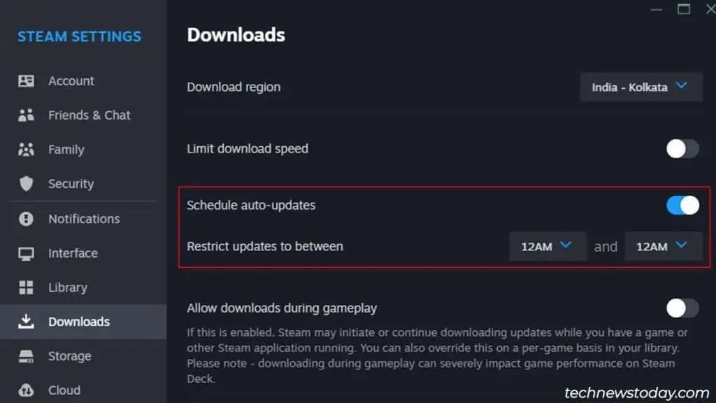 How to Update Games on Steam? 9 schedule-auto-updates-1-1024x576