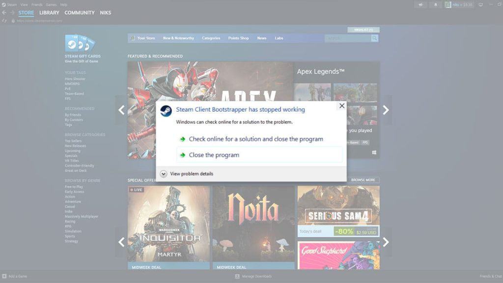 steam-not-responding