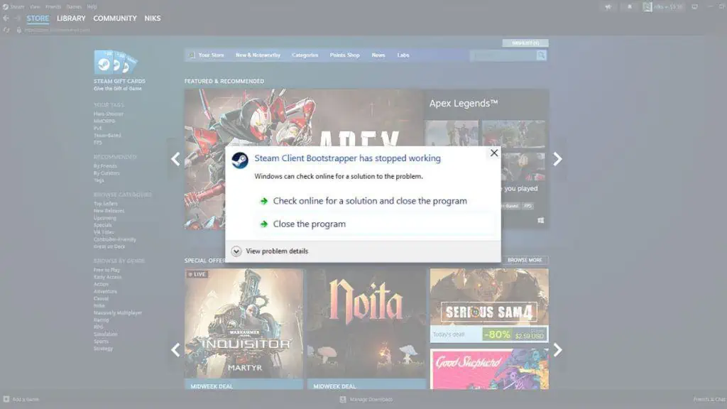 How to Fix Steam Not Responding in Windows