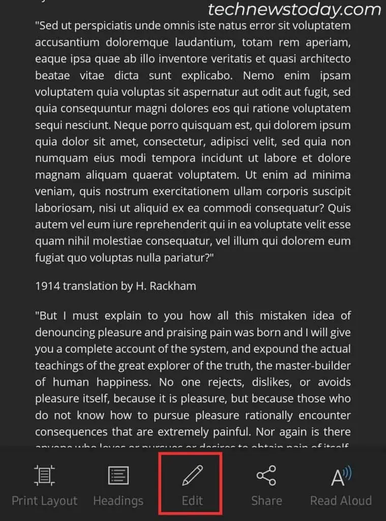 How to Use Strikethrough Shortcut in Word 9 tap-edit-on-the-doc-759x1024