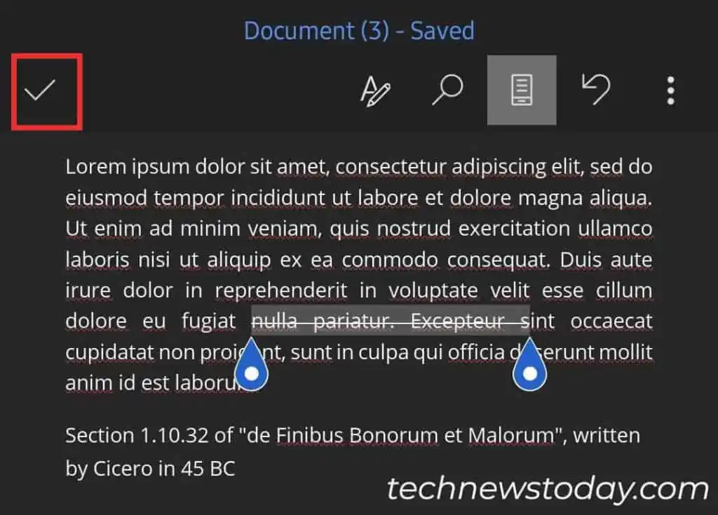 How to Use Strikethrough Shortcut in Word 12 tap-on-done-1024x734