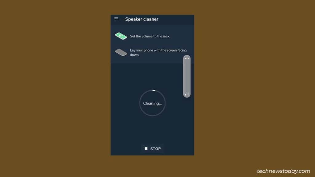 use speaker cleaner 1