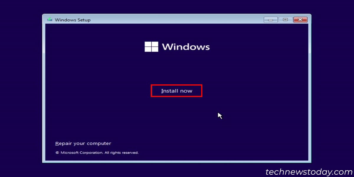windows-setup-install-now