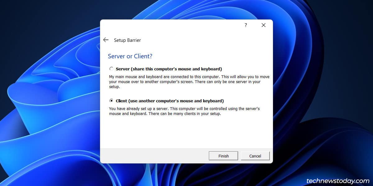 barrier-client-setup