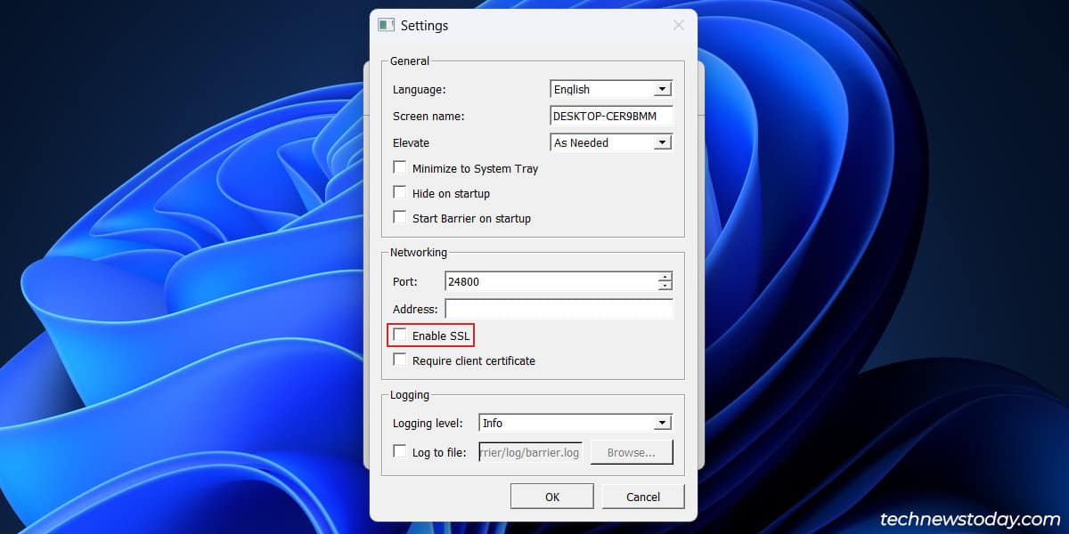 barrier-enable-ssl