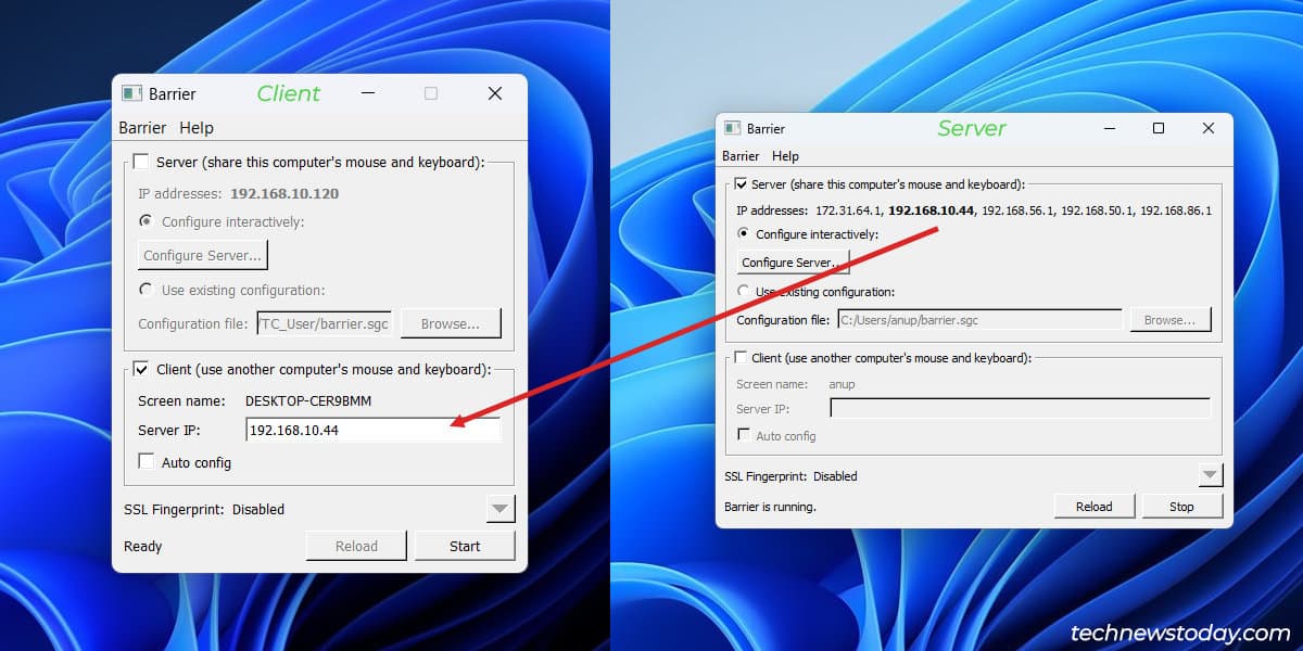 barrier-ip-configuration