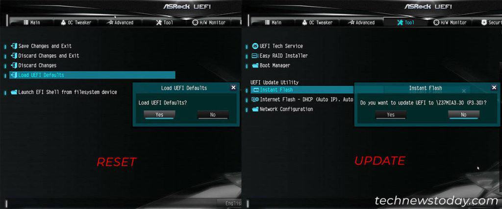Radiator Fans Not Spinning? 3 Ways to Fix It 3 bios-reset-update