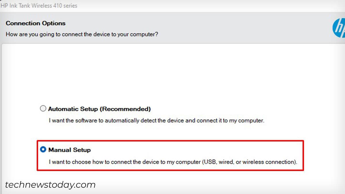 choose-manual-setup-while-installing-hp-printer
