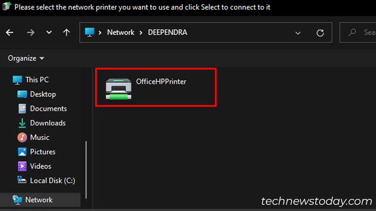double-click-shared-printer-name