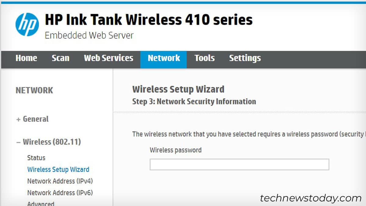 enter-wireless-password-in-hp-smart