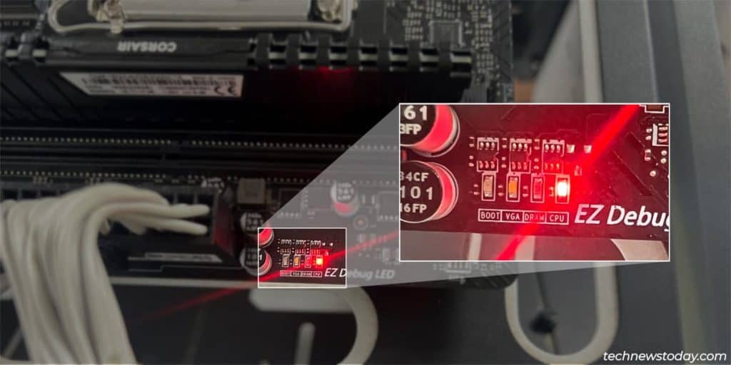 How to Tell if CPU Is Dead? 1 ez debug cpu led