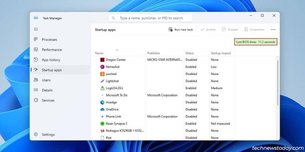 What is BIOS Time? How to Change It 3 last bios time task manager