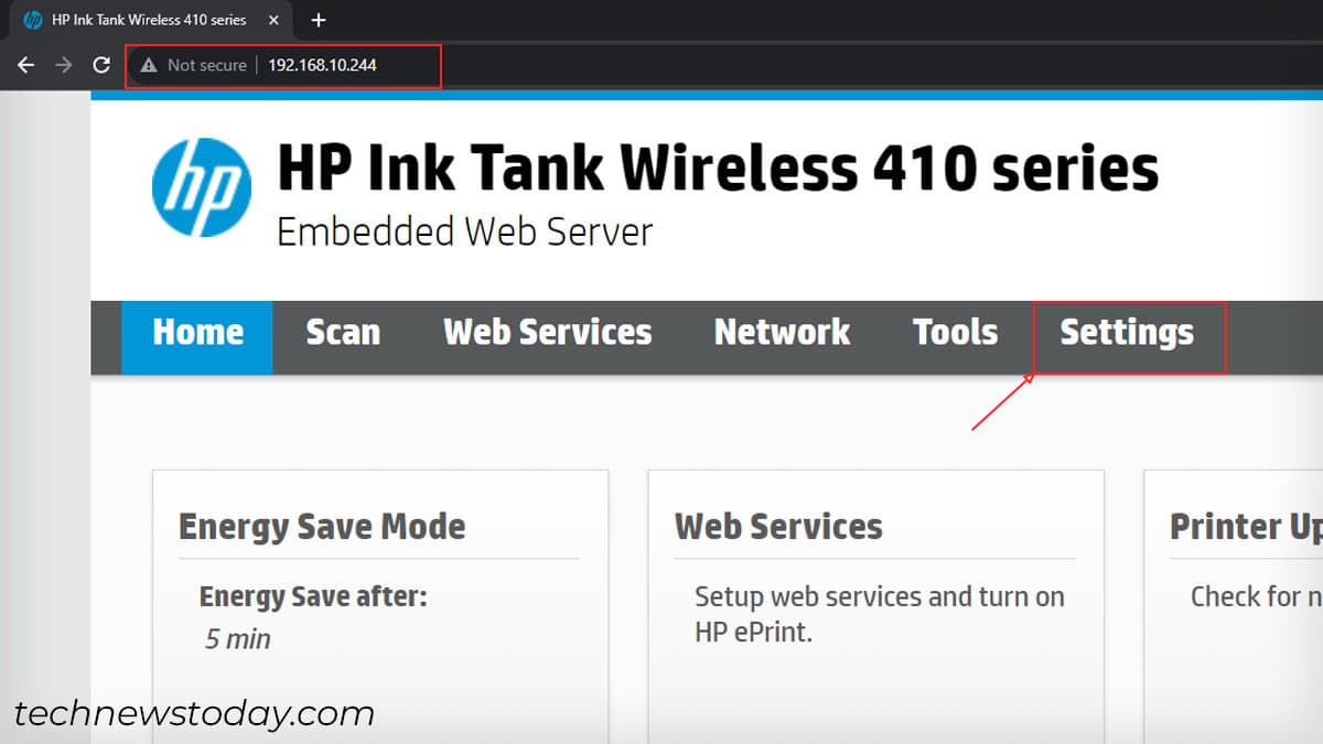 load-IP-address-in-web-browser-and-open-settings