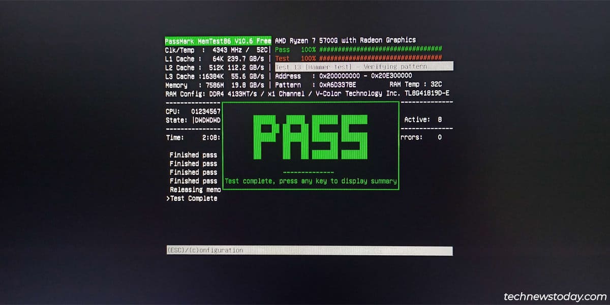 memtest86-test-complete-pass