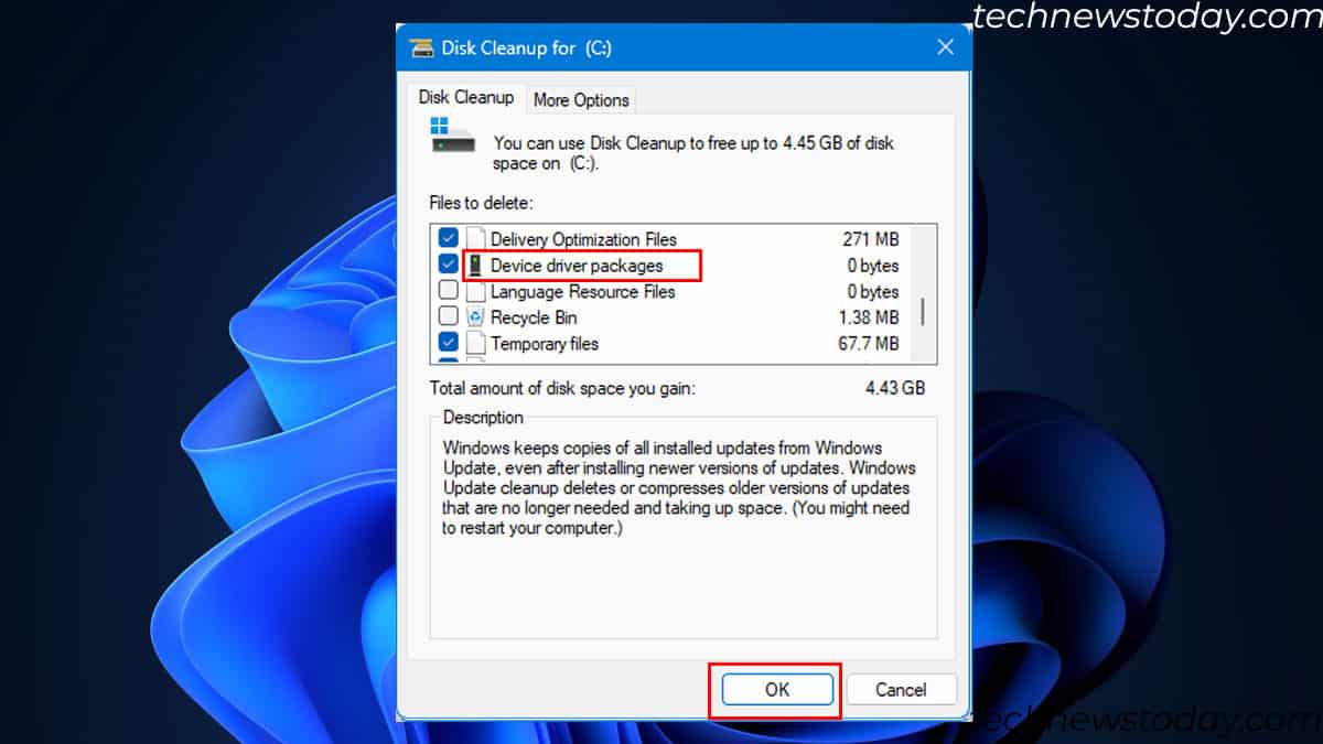 remove device driver packages