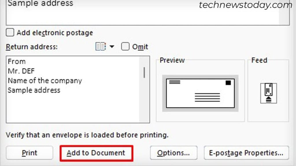 How to print envelopes on hp printer
