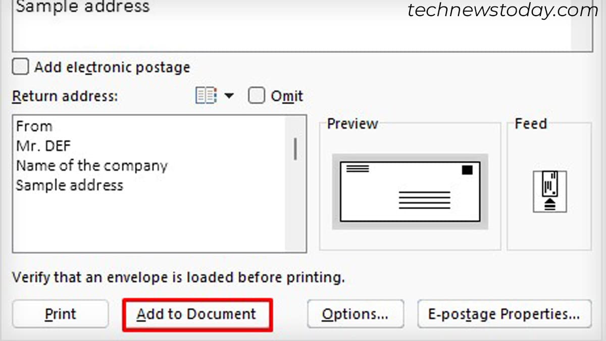 How to print envelopes on hp printer