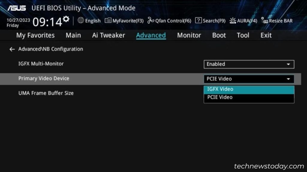 Why is My Motherboard HDMI not Working? How Do I Fix It 6 set primary video device to igfx video