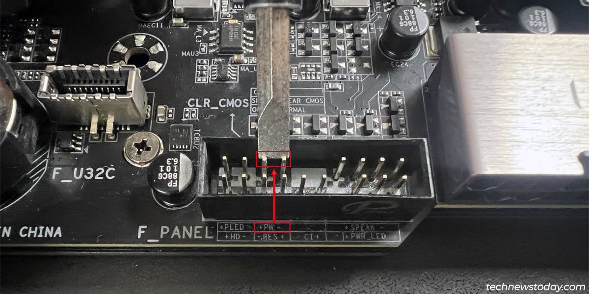 shorting-motherboard-power-switch-pins