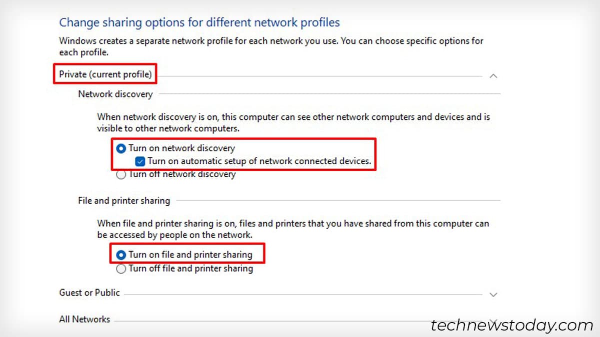 turn-on-file-and-printer-sharing-under-private-profile
