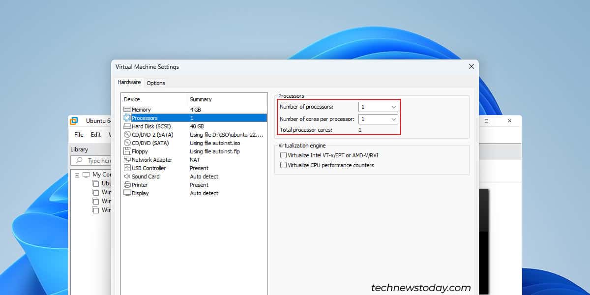 vmware-vm-cores