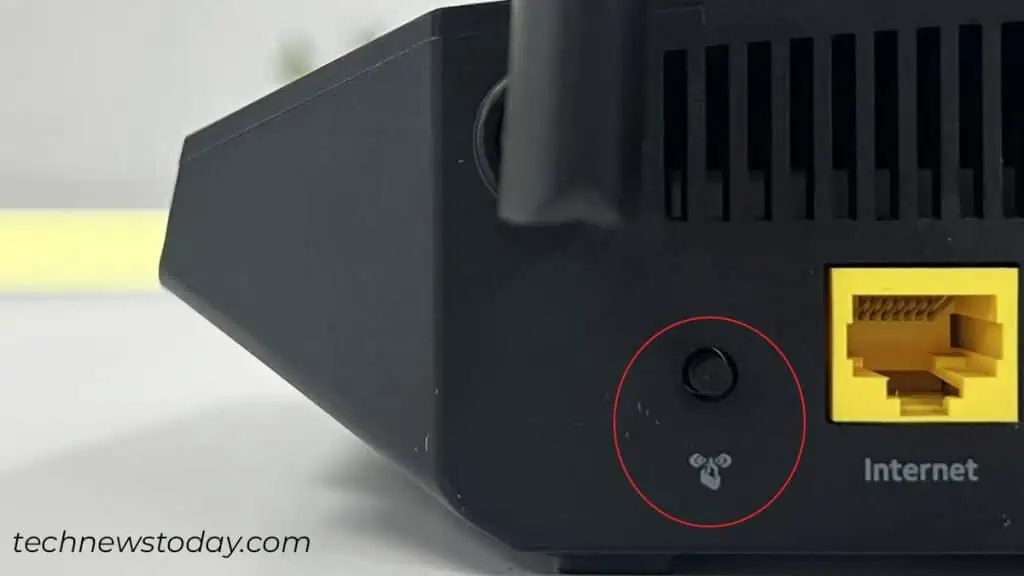 How to Connect HP Printer to Wi-Fi? 9 wps-button-in-my-netgear-router-1024x576