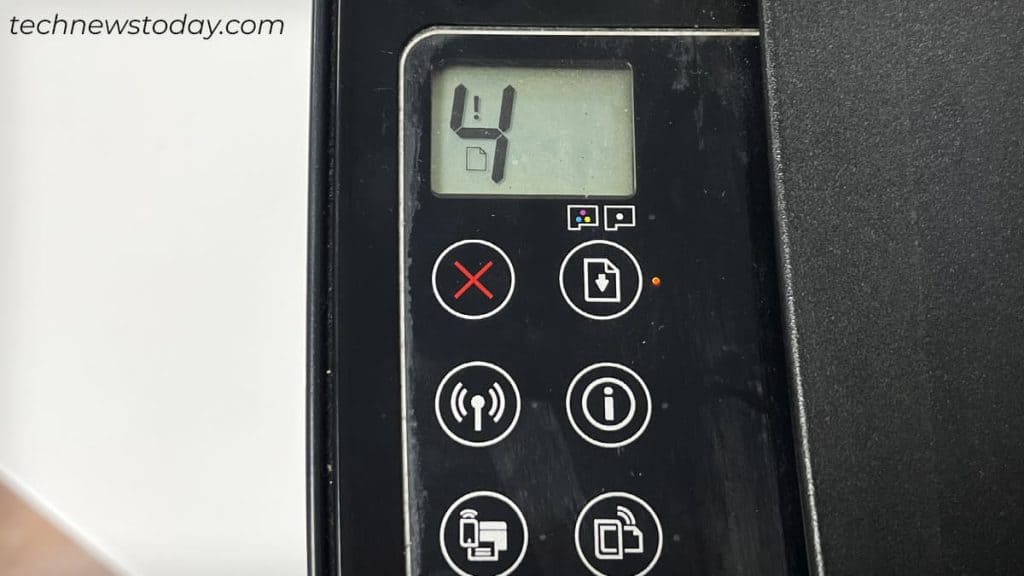 Why is My HP Printer Offline? 7 Ways to Fix It 2 E4-message-on-printer-when-hp-printer-offline