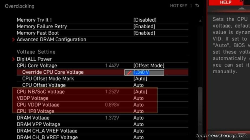 How to Safely Undervolt Your CPU to Reduce Temperature 14 advanced cpu voltage setting