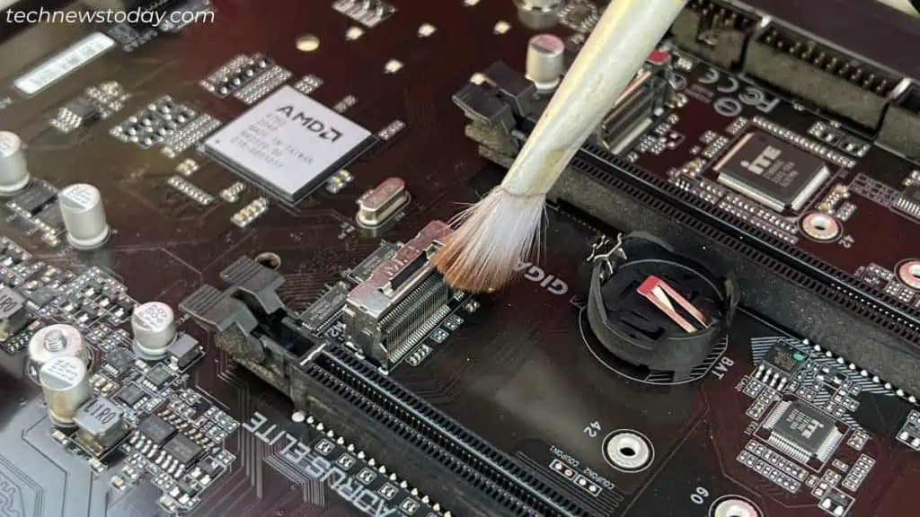 How To Clean A Motherboard 23 cleaning-m2-pins-1024x576