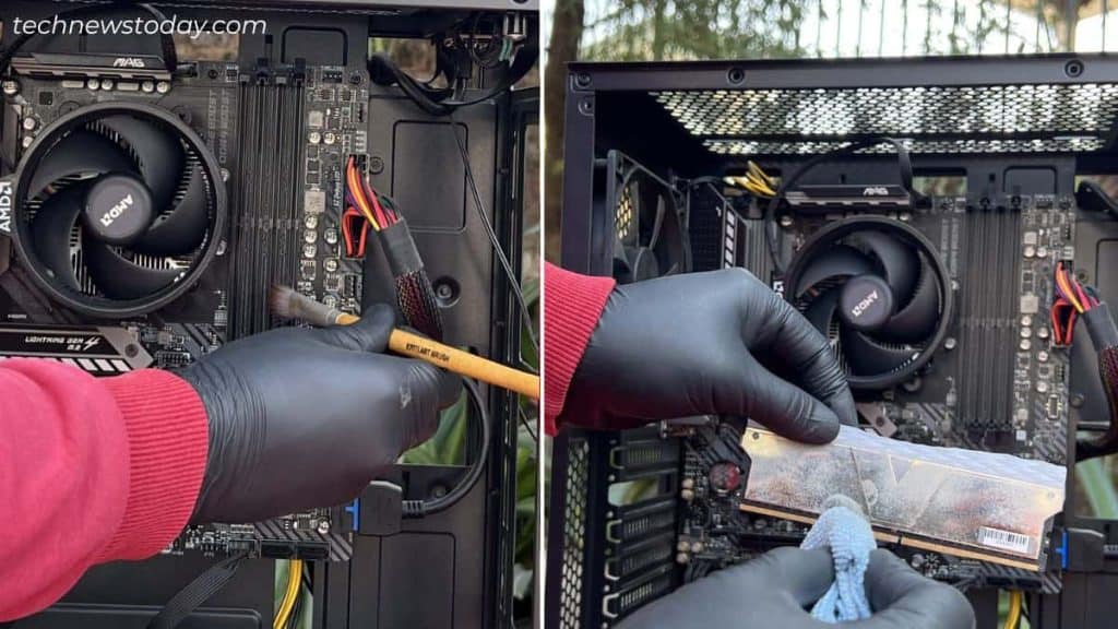 How to Clean Dust From PC 11 cleaning ram slot and ram stick
