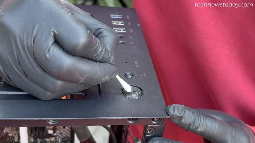 How to Clean Dust From PC 20 cleaning sticky power button