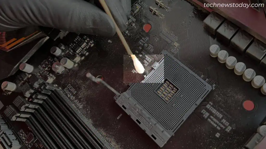 How To Clean A Motherboard 20 cleaning-thermal-paste-residue-from-motherboard-1024x576