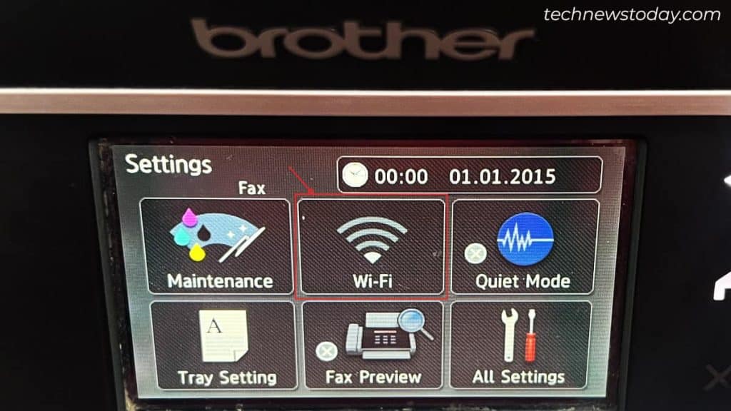 How to Connect Brother Printer to Your PC 11 connect-brother-printer-to-wifi-using-printer-screen