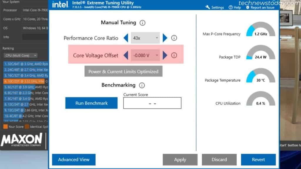 How to Safely Undervolt Your CPU to Reduce Temperature 7 core voltage offset on intel extreme tuning utility