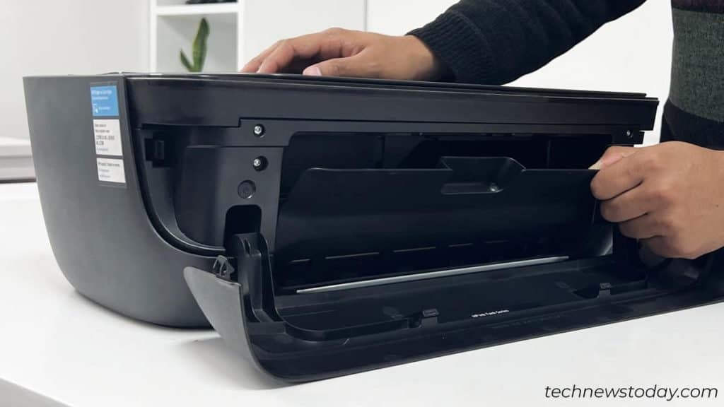 How to Change Ink in HP Printer? Step-by-Step Guide 2 open-the-cartridge-access-door-of-printer