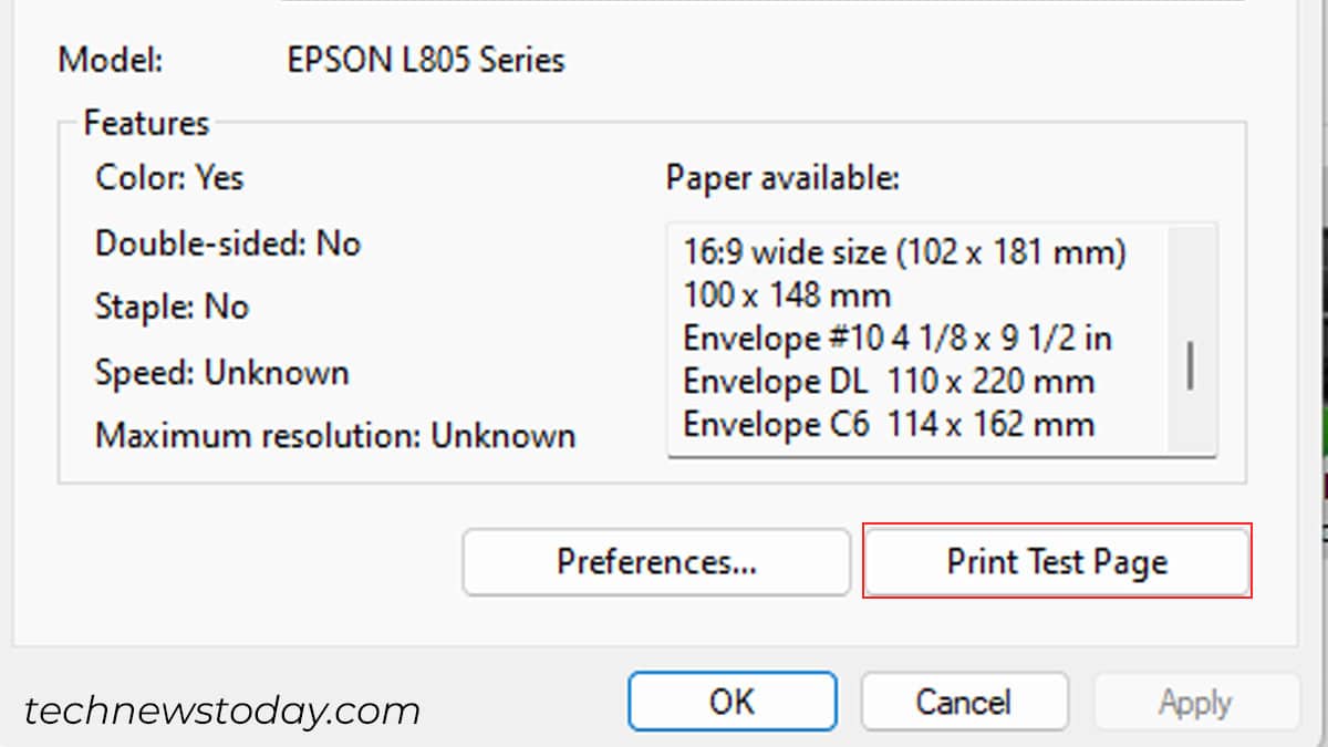 print-test-page-from-epson-printer