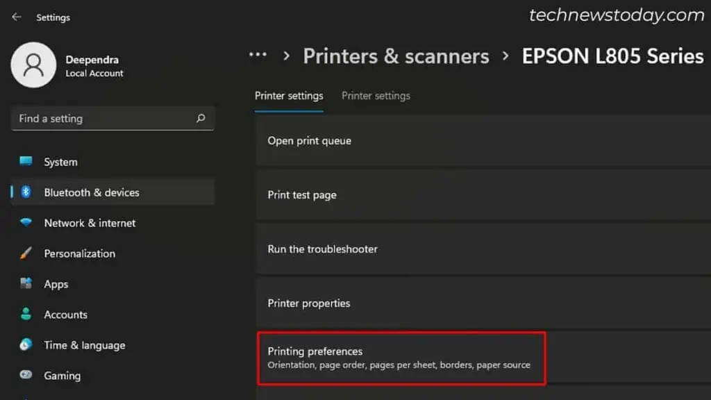 Epson Printer is Offline on PC? Here's How to Fix It 16 printing-preferences-of-epson-printer-1024x576